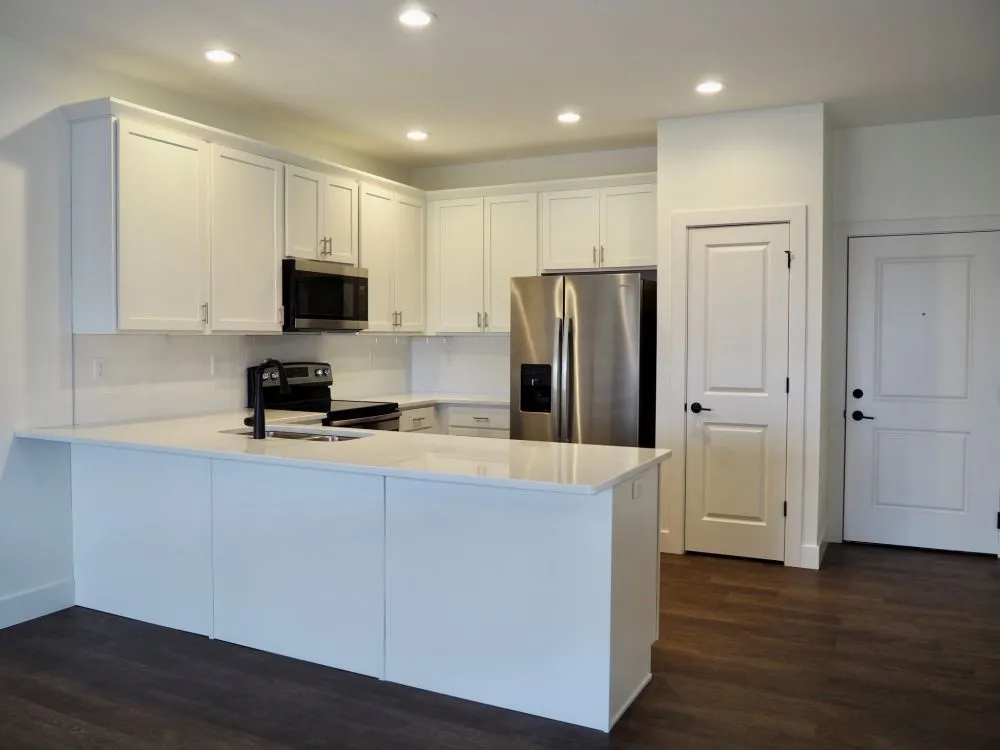Interior of a unit with tile flooring